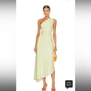 ALC pleated delfina dress